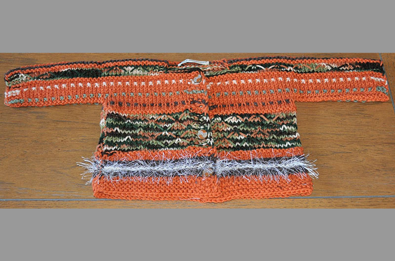 Orange and Black with strips