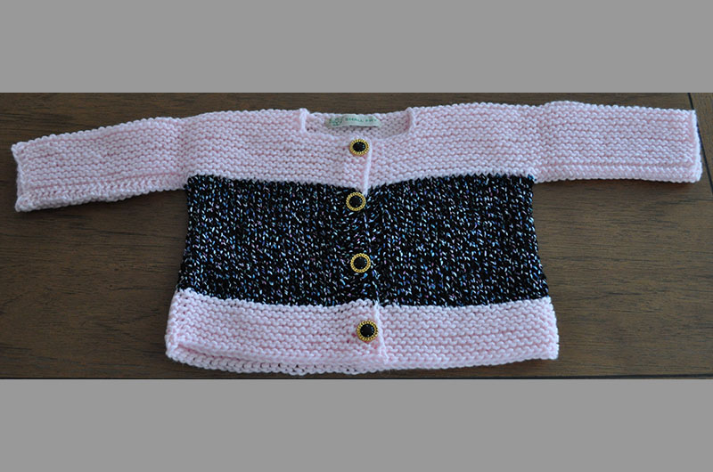 Light pink with dark center