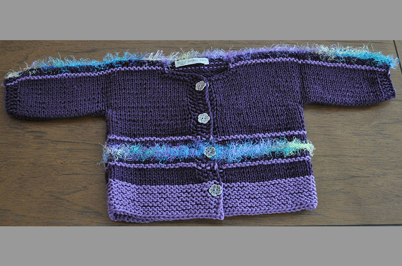 Dark purple with light purple border