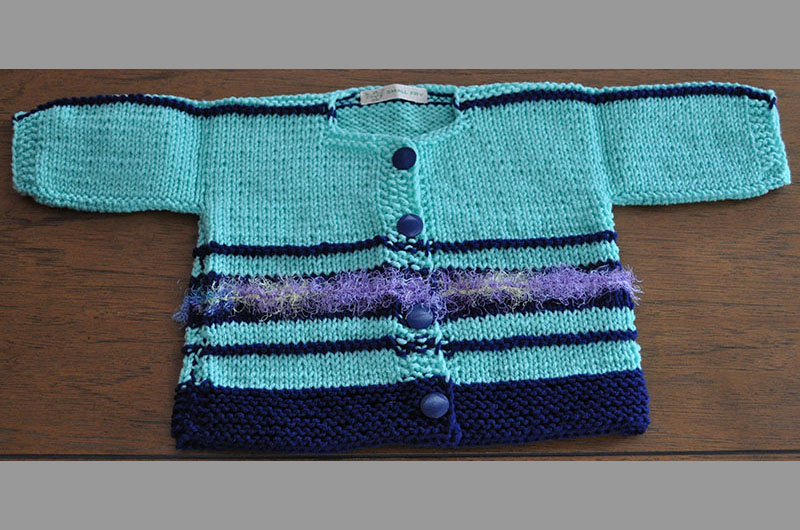 Turquoise with light blue border