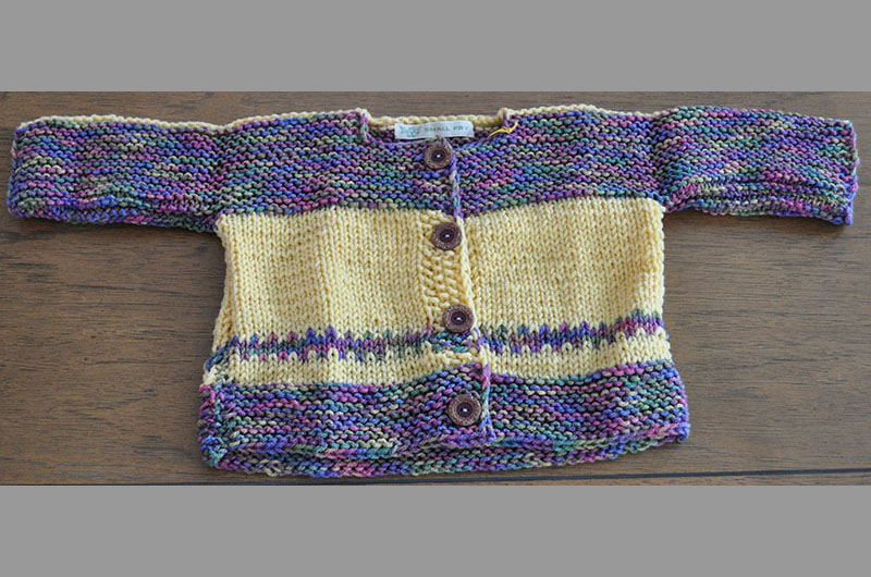 Multi color border with yellow center